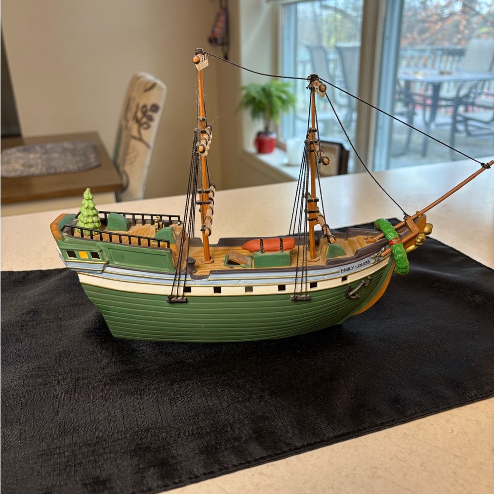 “The Emily Louise” ship collectible from Department 56 - Picture 4 of 7